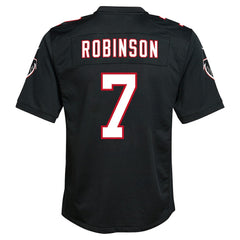 Bijan Robinson Atlanta Falcons Youth Game Jersey Black | Nike for Sale