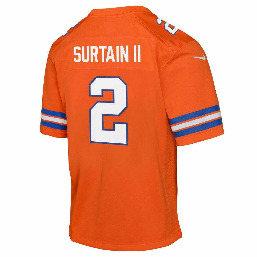 Patrick Surtain II Denver Broncos Youth Game Jersey Orange | Nike for Sale