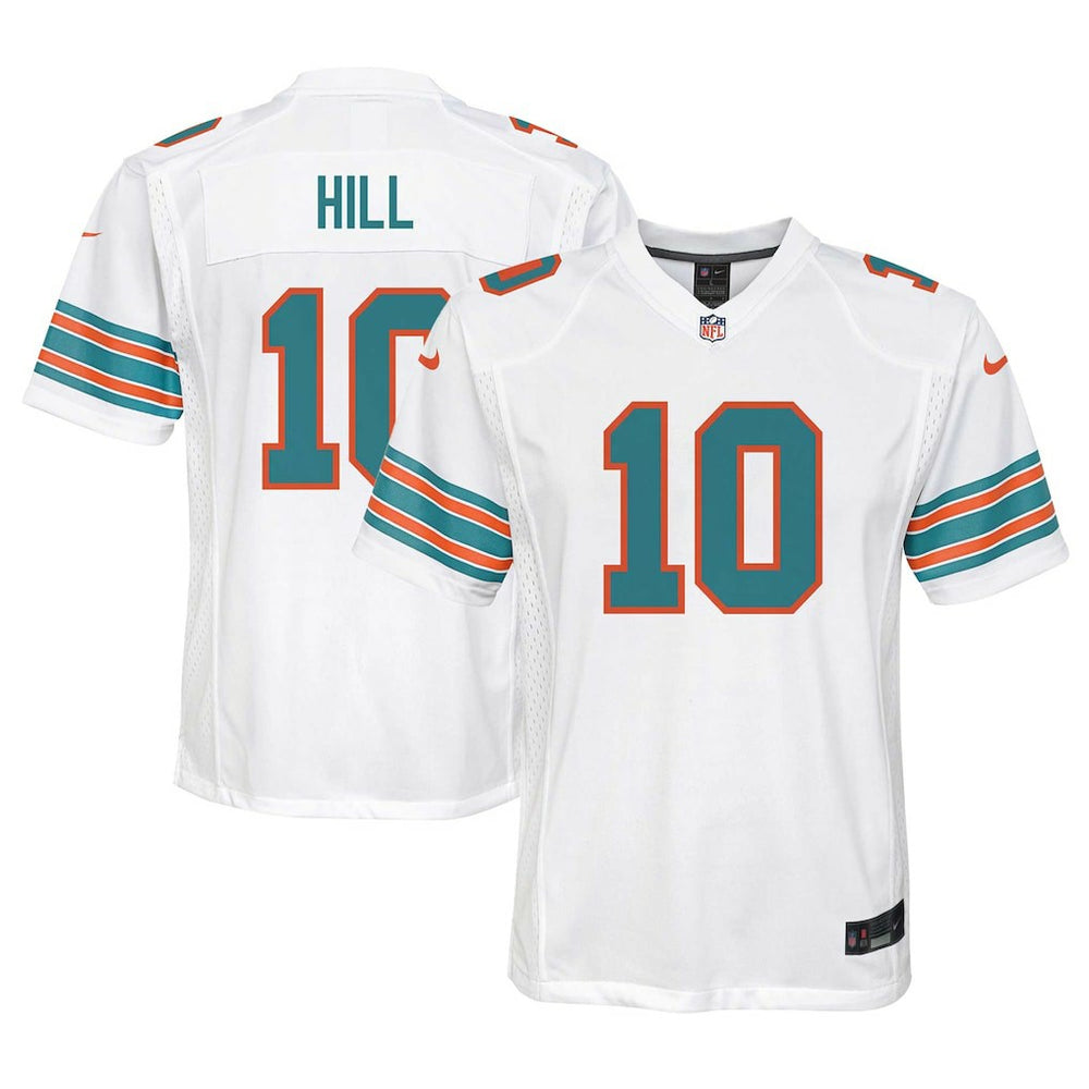 Tyreek Hill Miami Dolphins Youth Game Jersey White | Nike for Sale