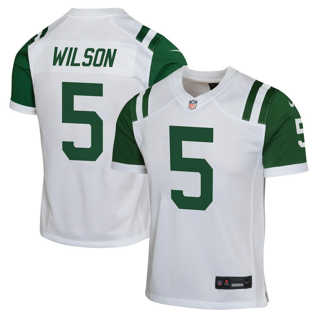 Garrett Wilson New York Jets Youth Game Jersey White | Nike for Sale