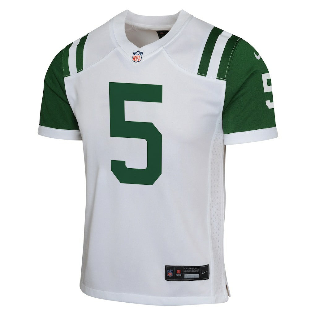 Garrett Wilson New York Jets Youth Game Jersey White | Nike for Sale