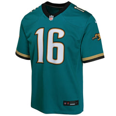 Trevor Lawrence Jacksonville Jaguars Youth Game Jersey Teal | Nike for Sale