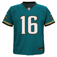 Trevor Lawrence Jacksonville Jaguars Preschool Prowler Throwback Player Game Jersey Teal | Nike for Sale