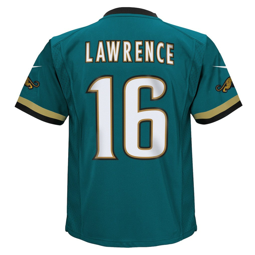 Trevor Lawrence Jacksonville Jaguars Preschool Prowler Throwback Player Game Jersey Teal | Nike for Sale