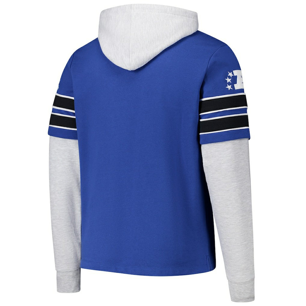 Indianapolis Colts '47 Throwback Double Header Blitz Cornerback Hoodie Royal | 47 brand