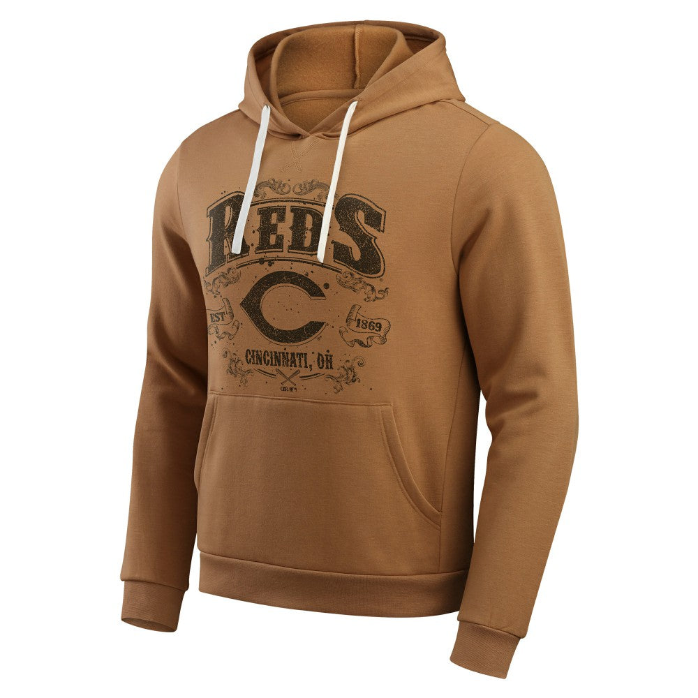 Cincinnati Reds Darius Rucker Collection by Fanatics Camp Fleece Pullover Hoodie  - MLB