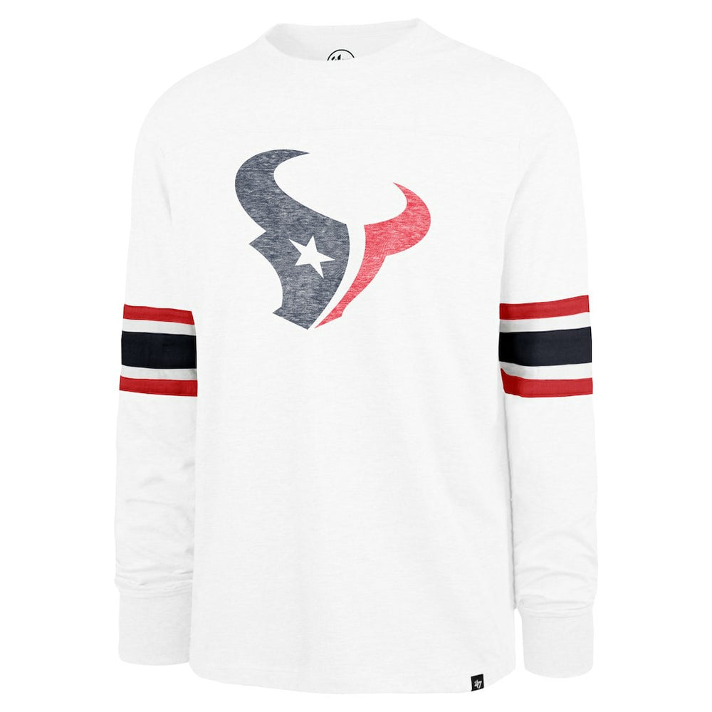 Houston Texans '47 Gridiron Premier Brex Long Sleeve T-Shirt White | 47 brand