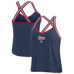 Atlanta Braves WEAR by Erin Andrews Women's Cross Strap Tank Top - MLB