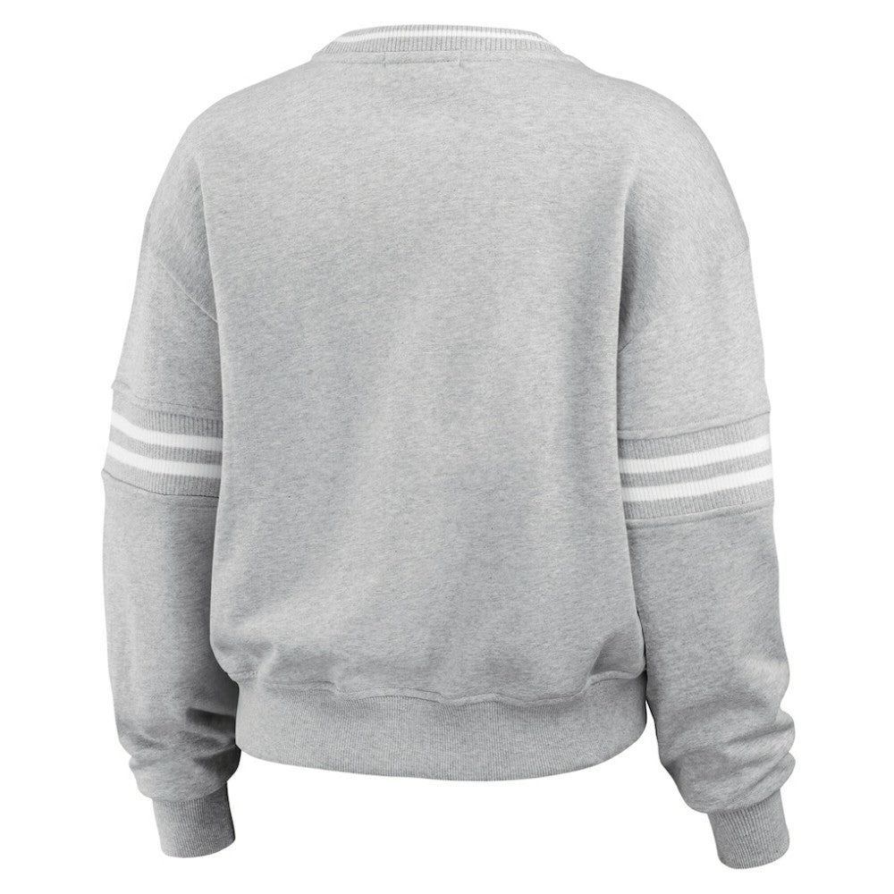 Houston Astros WEAR by Erin Andrews Women's Domestic Crest Pullover Sweatshirt - MLB