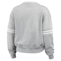 Chicago Cubs WEAR by Erin Andrews Women's Domestic Crest Pullover Sweatshirt - MLB