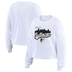 Baltimore Orioles WEAR by Erin Andrews Women's Domestic Postcard Long Sleeve T-Shirt - MLB