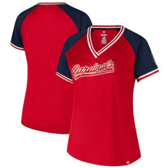 St. Louis Cardinals Profile Women's Plus Size Crossover V-Neck T-Shirt - MLB