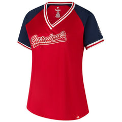St. Louis Cardinals Profile Women's Plus Size Crossover V-Neck T-Shirt - MLB