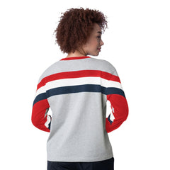 St. Louis Cardinals Starter Women's Triple A Fashion Color Block Long Sleeve Top - MLB