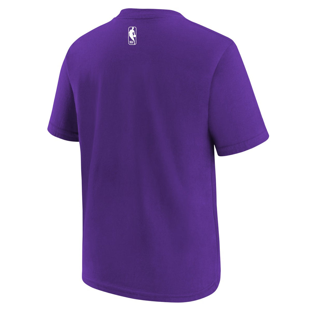 Phoenix Suns Youth 2025/26 City Edition Essential Logo T-Shirt Purple - NBA