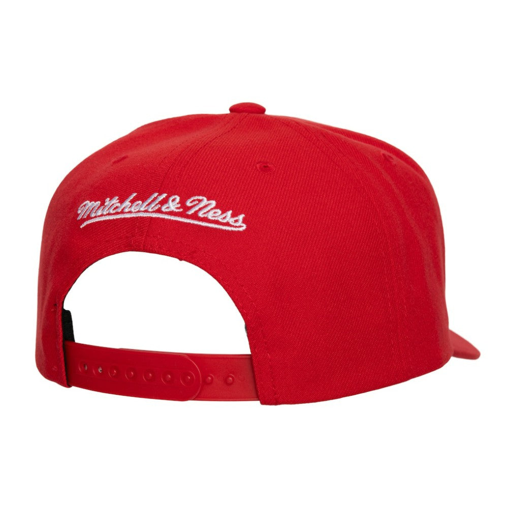 Calgary Flames Mitchell & Ness Core Team Ground Pro Adjustable Hat - Red - NHL