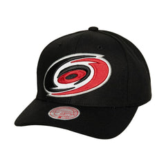 Carolina Hurricanes Mitchell & Ness Core Team Ground Pro Adjustable Hat - Black - NHL