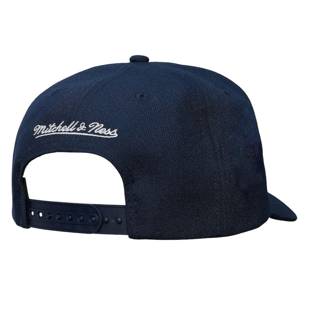Columbus Blue Jackets Mitchell & Ness Core Team Ground Pro Adjustable Hat - Navy - NHL