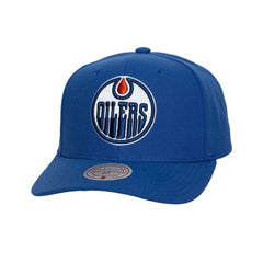Edmonton Oilers Mitchell & Ness Core Team Ground Pro Adjustable Hat - Navy - NHL