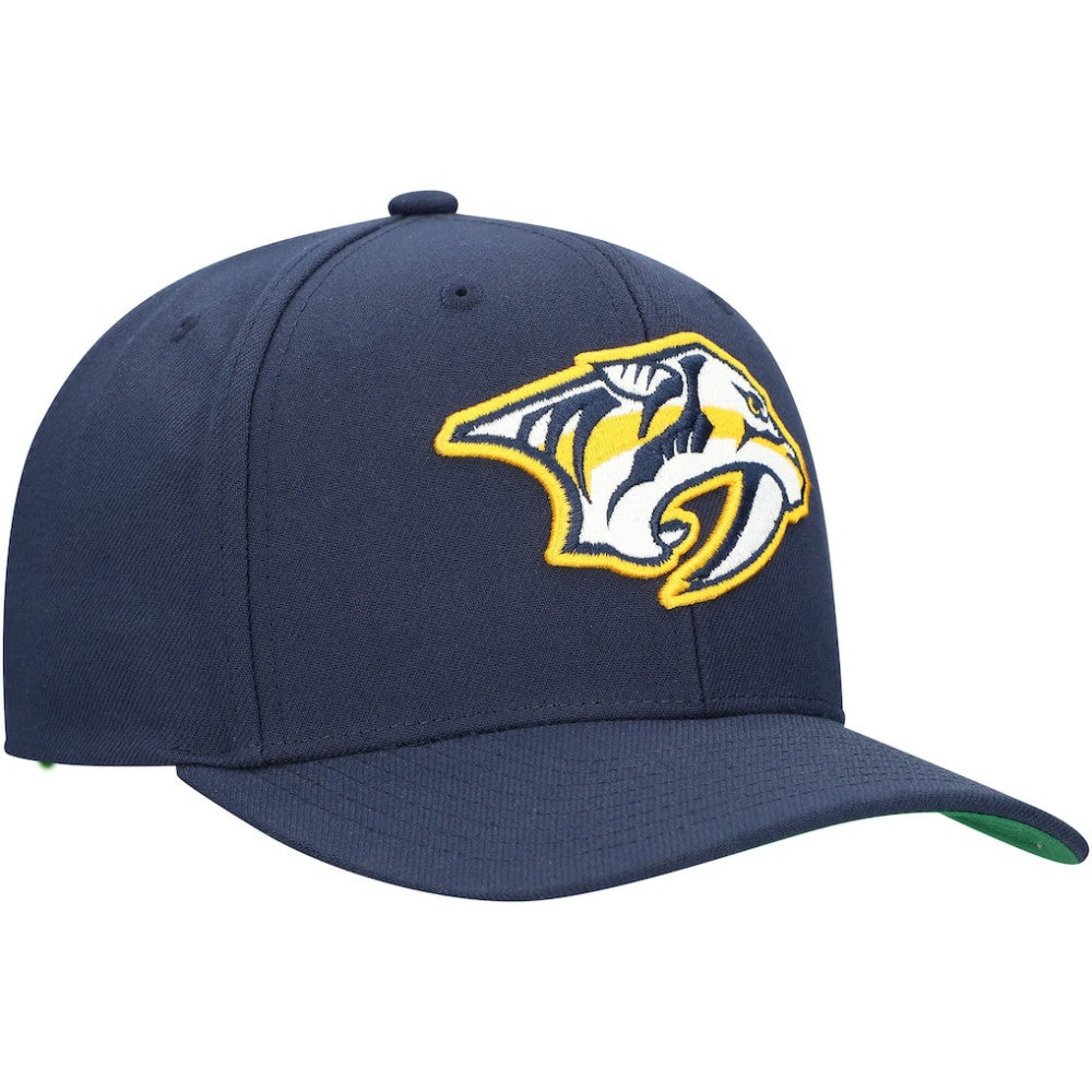 Nashville Predators Mitchell & Ness Core Team Ground Pro Adjustable Hat - Navy - NHL