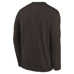 Cleveland Browns Preschool Legend Icon Long Sleeve T-Shirt Brown | Nike for Sale