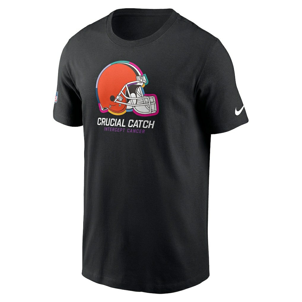 Cleveland Browns Youth 2024 NFL Crucial Catch T-Shirt Black | Nike for Sale