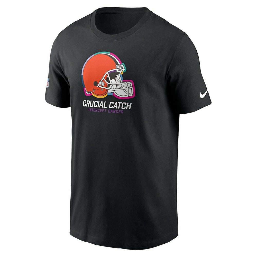 Cleveland Browns Youth 2024 NFL Crucial Catch T-Shirt Black | Nike for Sale