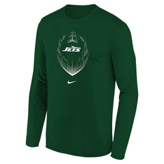 New York Jets Youth Legend Icon Long Sleeve T-Shirt Green | Nike for Sale