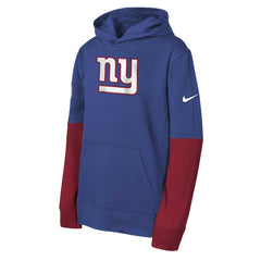 New York Giants Youth Club Pullover Hoodie Royal | Nike for Sale
