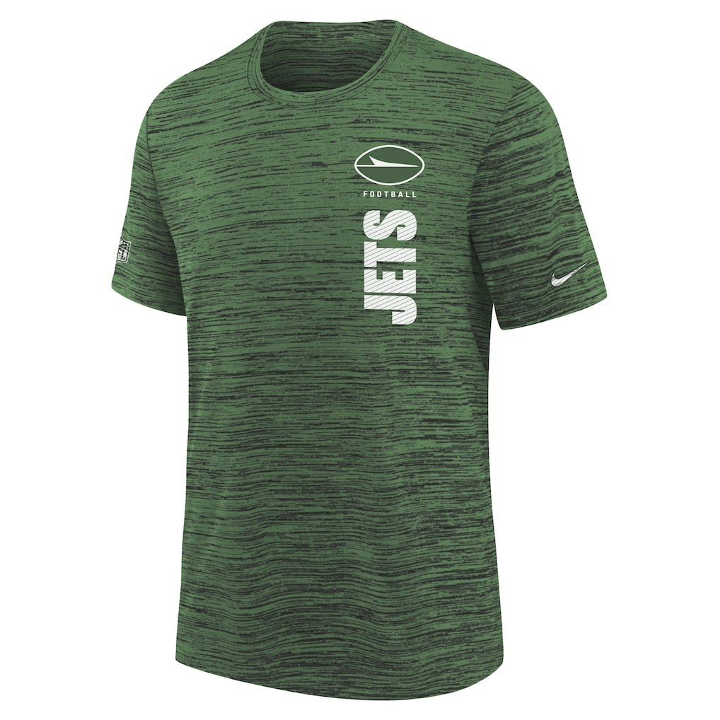 New York Jets Youth Sideline Velocity Performance T-Shirt Green | Nike for Sale