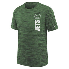 New York Jets Youth Sideline Velocity Performance T-Shirt Green | Nike for Sale