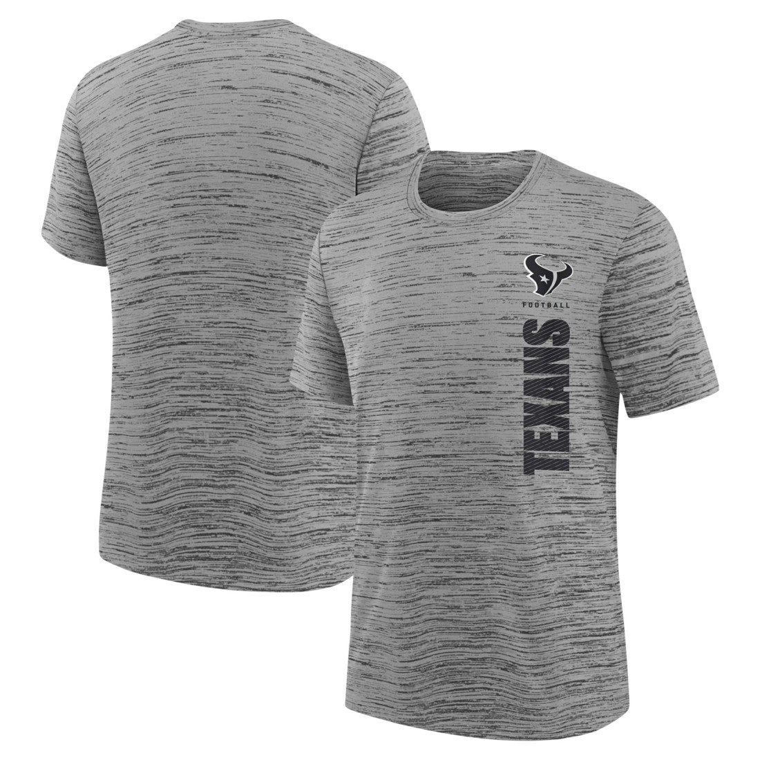 Houston Texans Youth Sideline Velocity Performance T-Shirt Heather Charcoal | Nike for Sale