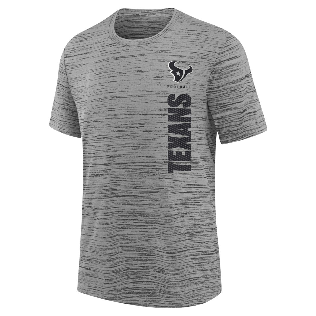 Houston Texans Youth Sideline Velocity Performance T-Shirt Heather Charcoal | Nike for Sale