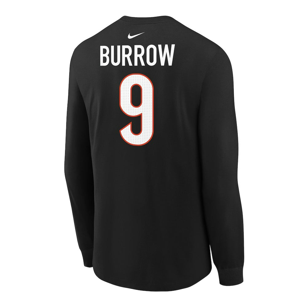 Joe Burrow Cincinnati Bengals Youth Player Name & Number Long Sleeve T-Shirt Black | Nike for Sale