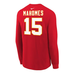 Patrick Mahomes Kansas City Chiefs Youth Player Name & Number Long Sleeve T-Shirt Red | Nike for Sale