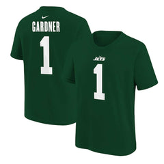 Ahmad Sauce Gardner New York Jets Youth Player Name & Number T-Shirt Green | Nike for Sale