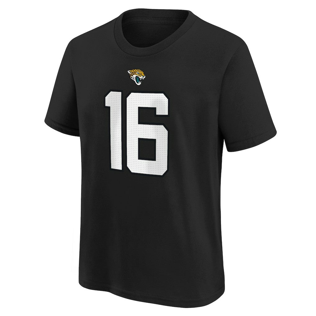 Trevor Lawrence Jacksonville Jaguars Youth Player Name & Number T-Shirt Black | Nike for Sale