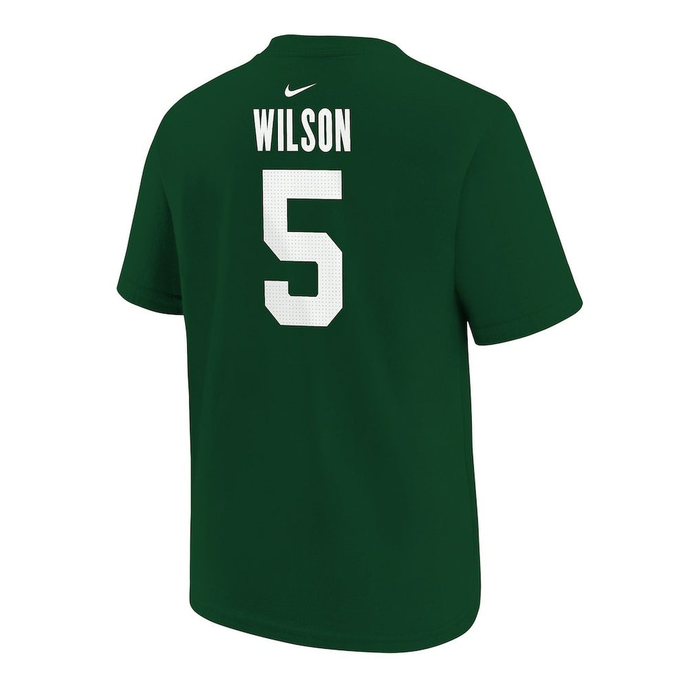 Garrett Wilson New York Jets Youth Player Name & Number T-Shirt Green | Nike for Sale