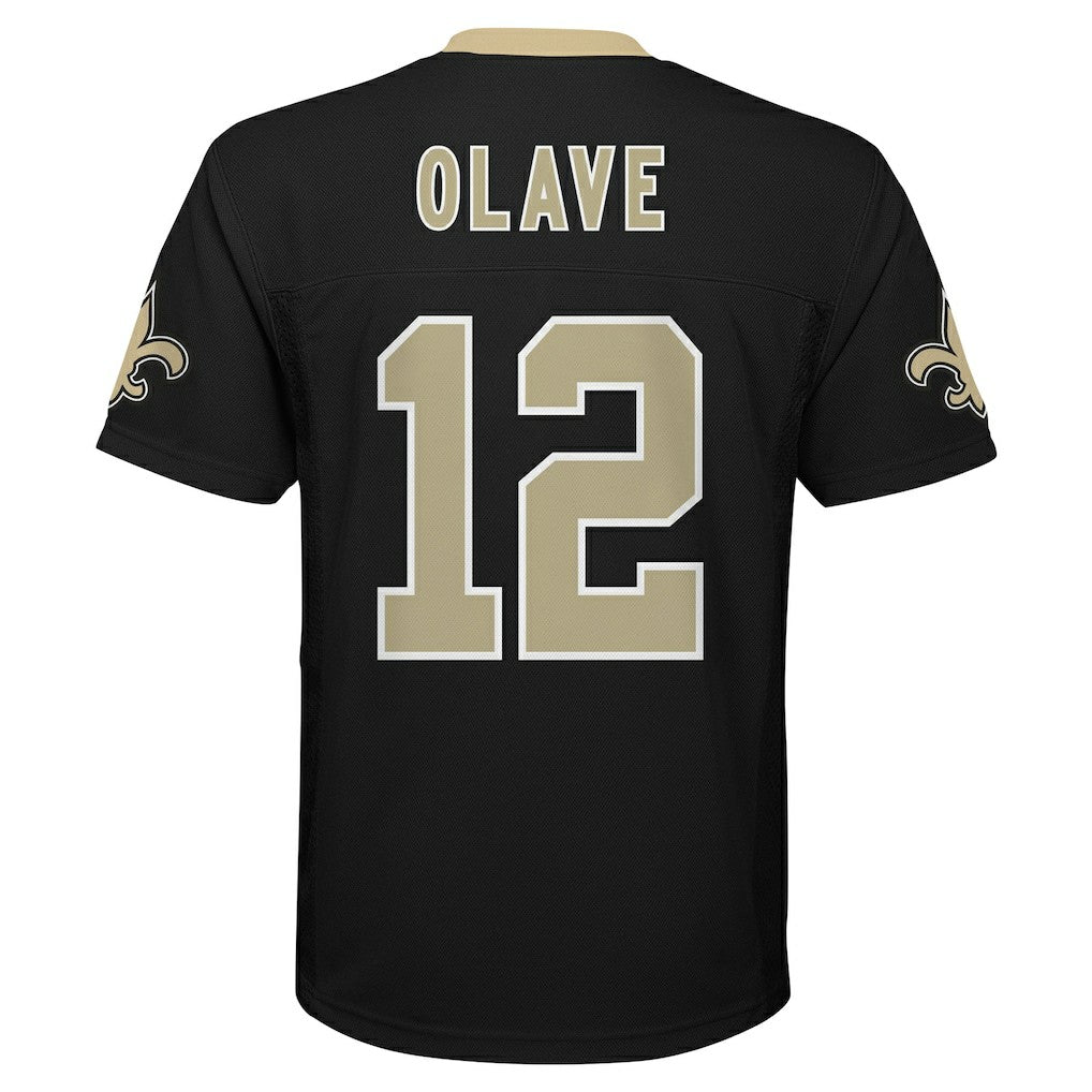 Chris Olave New Orleans Saints Youth Replica Player Jersey Black | NFL