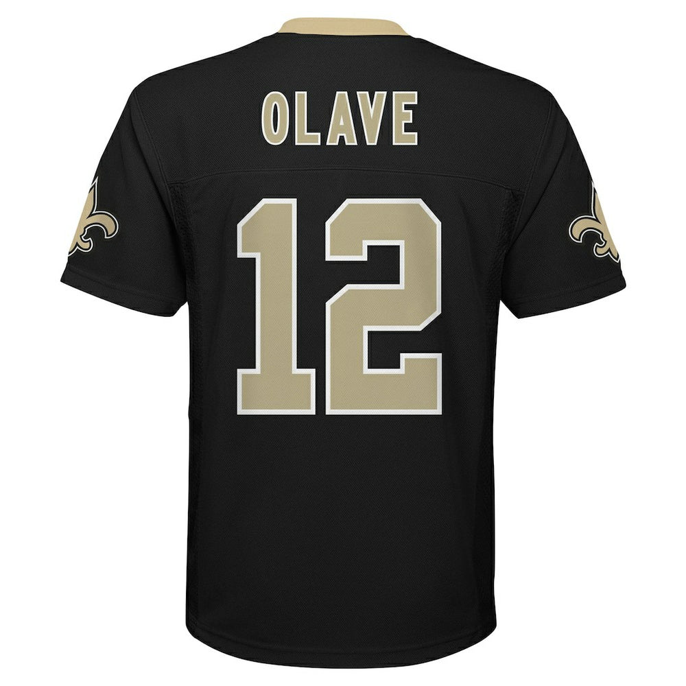 Chris Olave New Orleans Saints Youth Replica Player Jersey Black | NFL