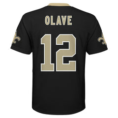 Chris Olave New Orleans Saints Youth Replica Player Jersey Black | NFL
