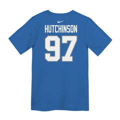 Aidan Hutchinson Detroit Lions Preschool Player Name & Number T-Shirt Blue | Nike for Sale