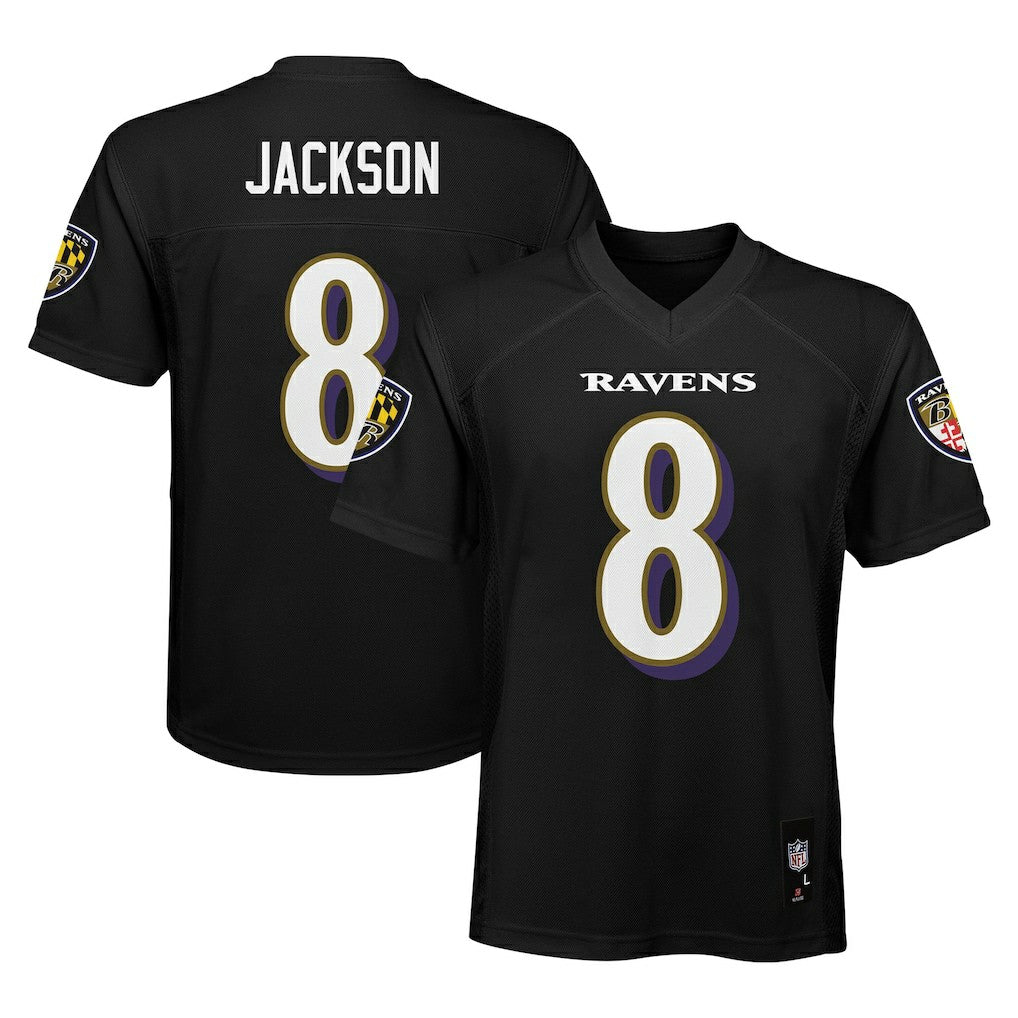 Lamar Jackson Baltimore Ravens Preschool Replica Player Jersey Black | NFL