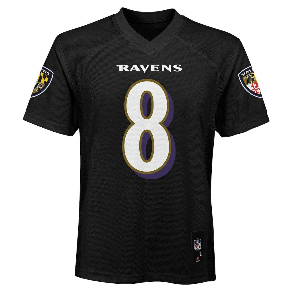Lamar Jackson Baltimore Ravens Preschool Replica Player Jersey Black | NFL