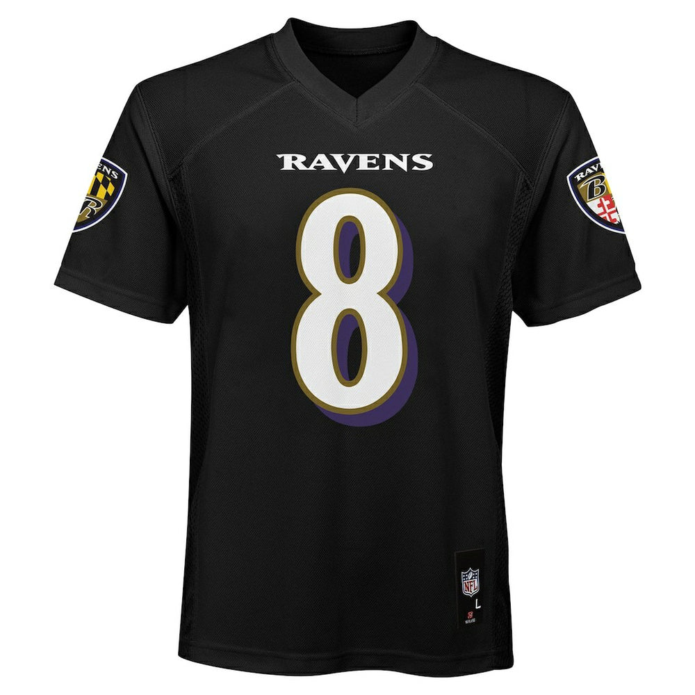 Lamar Jackson Baltimore Ravens Preschool Replica Player Jersey Black | NFL