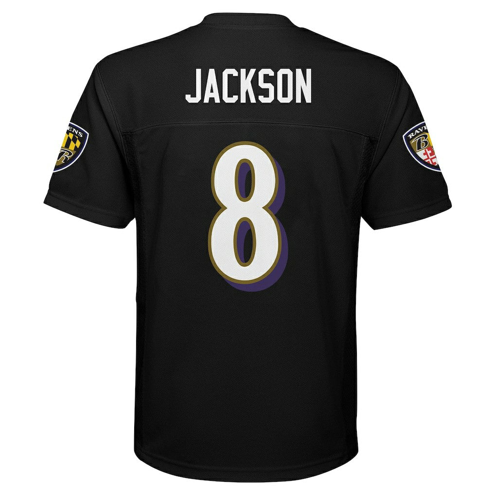 Lamar Jackson Baltimore Ravens Preschool Replica Player Jersey Black | NFL