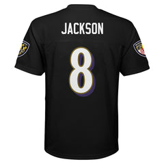 Lamar Jackson Baltimore Ravens Preschool Replica Player Jersey Black | NFL