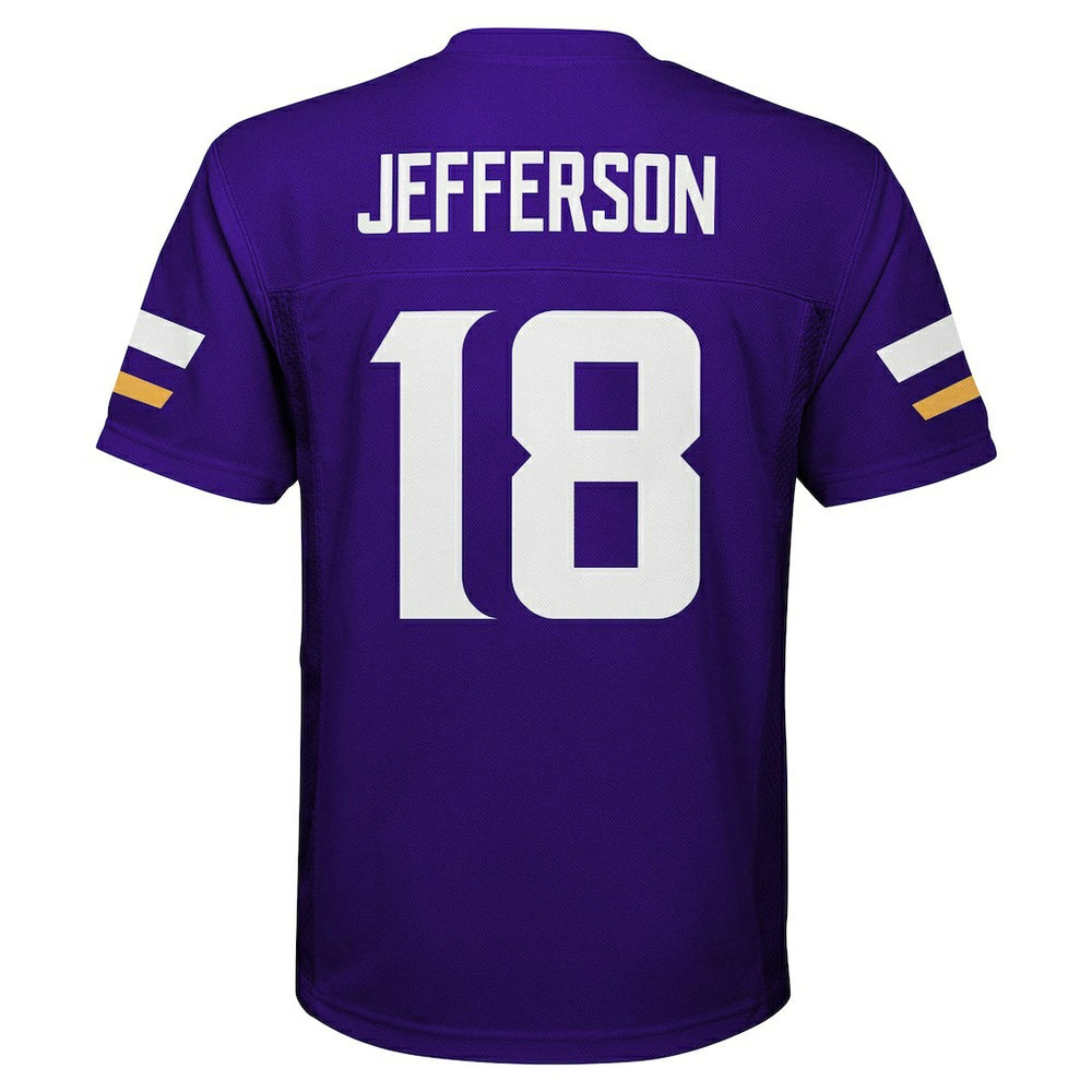 Justin Jefferson Minnesota Vikings Preschool Replica Player Jersey Purple | NFL