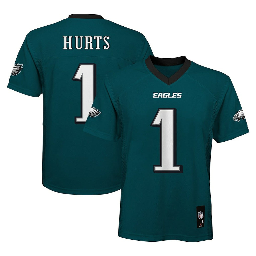 Jalen Hurts Philadelphia Eagles Preschool Replica Player Jersey Midnight Green | NFL