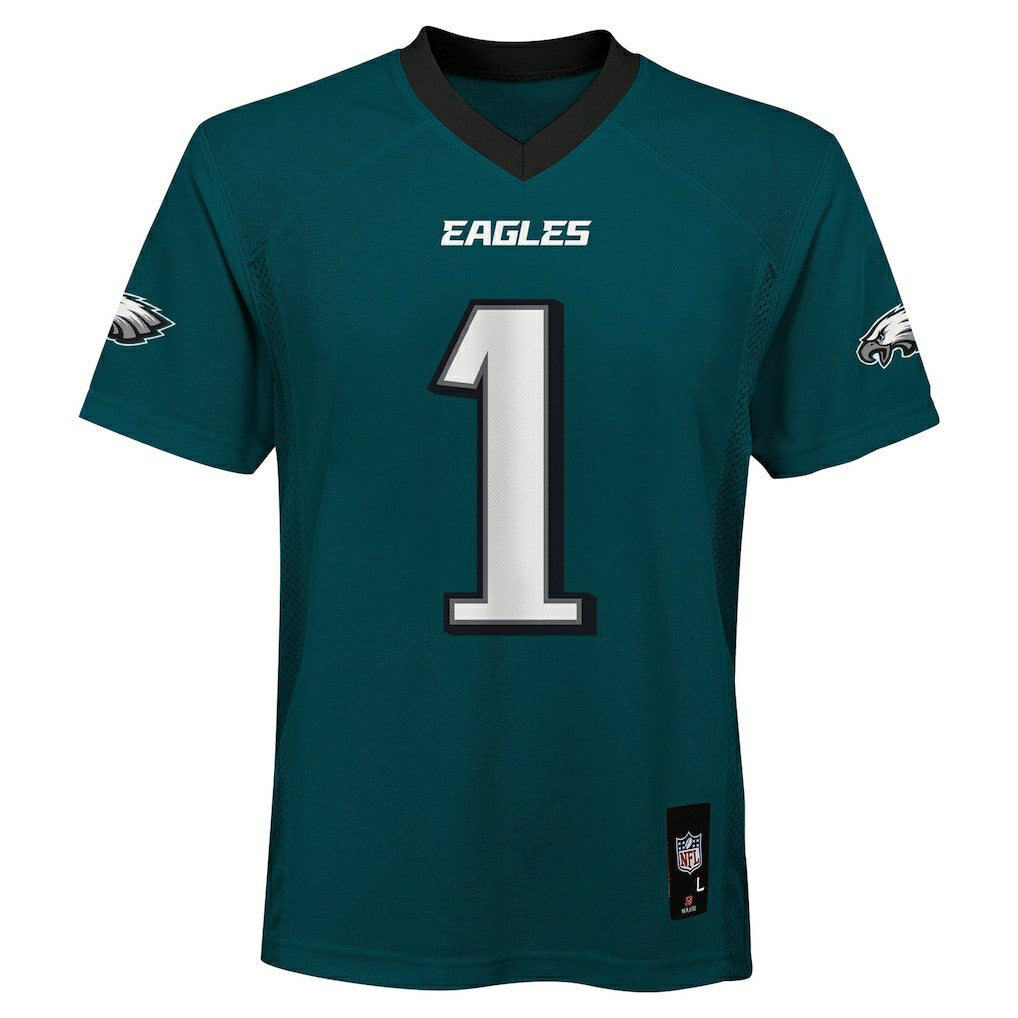 Jalen Hurts Philadelphia Eagles Preschool Replica Player Jersey Midnight Green | NFL